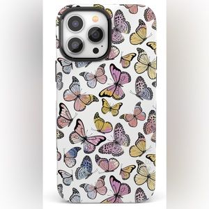 Casely iPhone 13 Pro Max Case | Compatible with MagSafe | Rainbow Butterfly Case